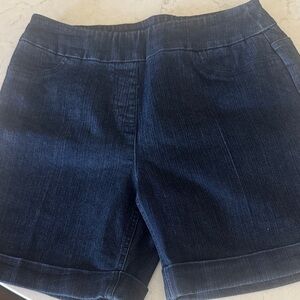 Soft Surroundings Slim-Sation Elastic Pull On
dark blue denim